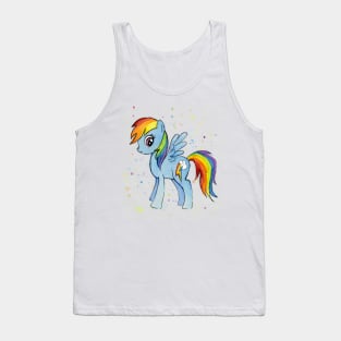 Rainbow Dash Watercolor Tank Top